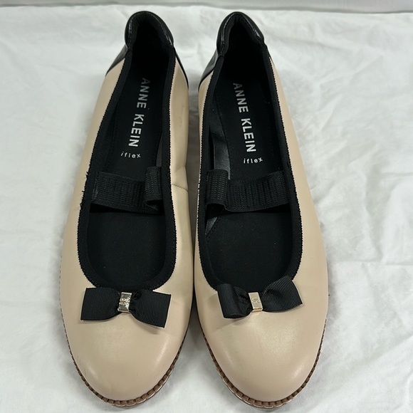 Anne Klein Shoes - Anne Klein Mary Jane Bow Ballet Flats, 9.5M